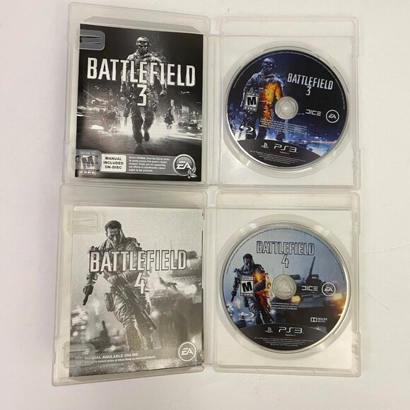 Battlefield 3 and Battlefield 4 Sony PlayStation 3 PS3 Video Game Lot of 2 - Picture 3 of 7